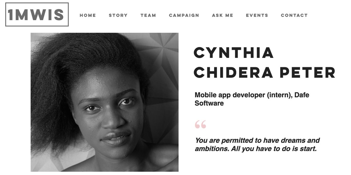 MillionStem's tweet photo. THREAD 31/51
Meet Cynthia Chidera Peter - a mobile app developer - & a Nigerian millennial making waves in STEM! She taught herself coding and writes articles on https://t.co/b2ZRBQcEK8 sharing her journey with others. 🌟
Ft & thx @iamCynthiaPeter
https://t.co/rO8PaYFEWi https://t.co/wtnmiSouS2