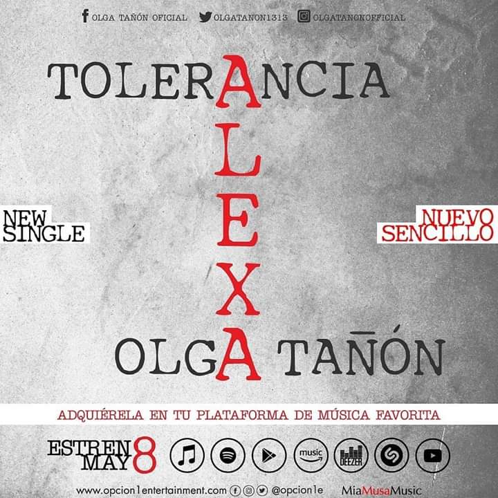 fanpageolga's tweet photo. 🚨 PREVENTA DISPONIBLE PRÓXIMO 01/MAYO 🚨 Atentos a mis redes sociales para más detalles
•A L E X A • Nuevo sencillo / New Single 🔜¡Clamor por la Tolerancia!
PREVENTA ➡️ 01/Mayo
ESTRENO ➡️ 08/ mayo
#Alexa #AlexaPR #PuertoRico #PR #OlgaTañon https://t.co/YDHVosYH6n