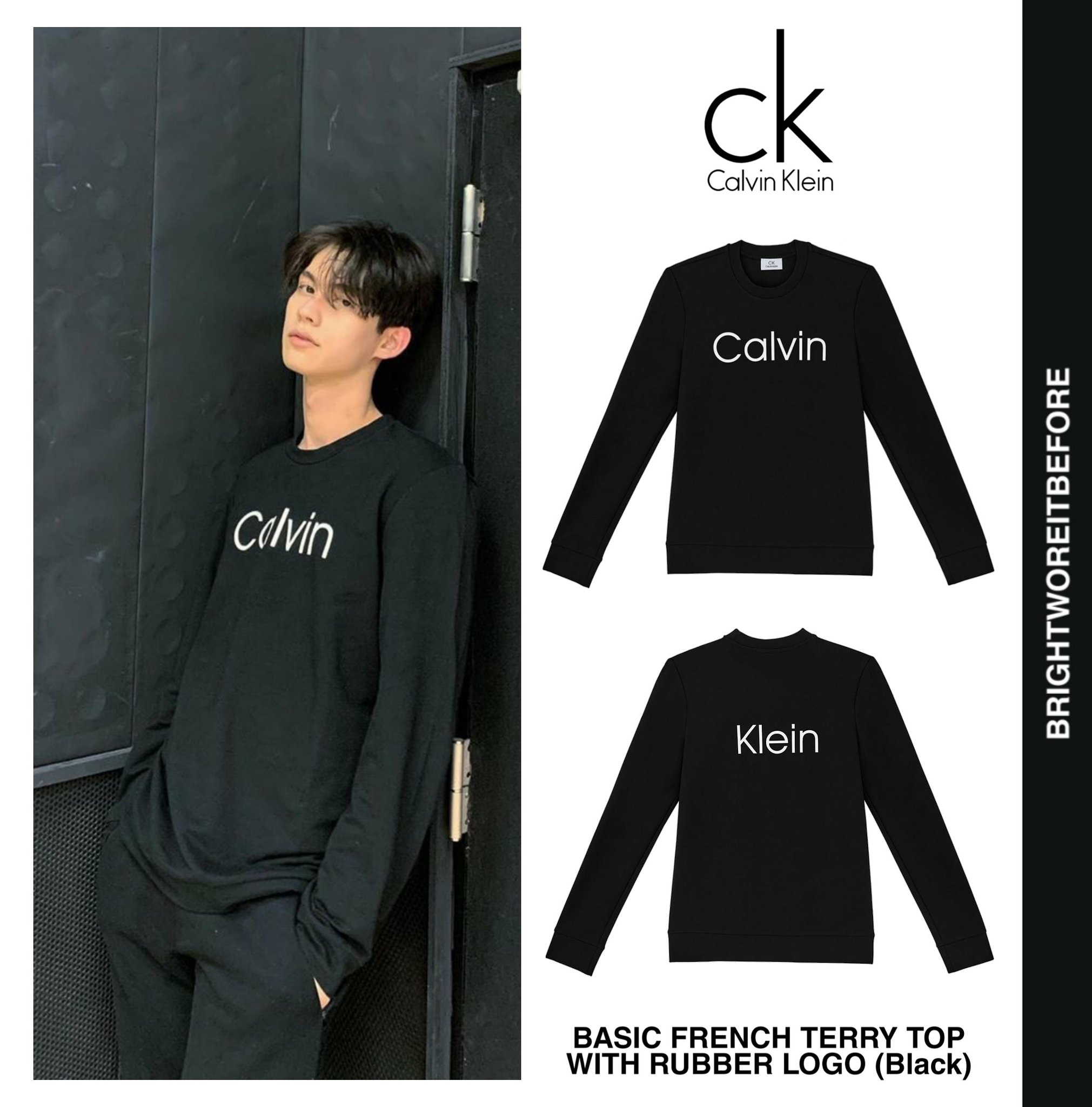 BrightWoreItBefore -ได้อยู่ on X: 🧥CALVINKLEIN 🛒 5900THB 🏷 On Sale  3DAYS : Today - 30 APR 62 (💥ONLY 1770THB💥) 📍 Shop via LINE  @ckcalvinklein Free delivery on all orders within Thailand. 📷 @