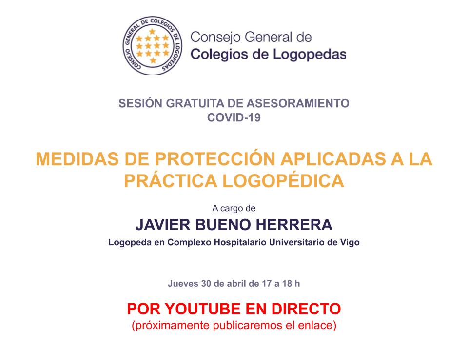 consejologopeda's tweet photo. Debido al gran interés que ha despertado la sesión MEDIDAS DE PROTECCIÓN APLICADAS A LA PRÁCTICA LOGOPÉDICA por @Logodehospital (1.400 solicitudes de inscripción y subiendo) emitiremos la sesión por Youtube en directo. Próximamente publicaremos el enlace https://t.co/9cfOdwiK2j