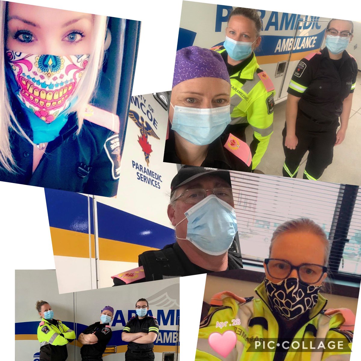 Opseulocal303's tweet photo. Today we wear pink epaulettes to show love &amp; support for Andrea, a 20 year @YorkParamedics with stage 3 breast cancer.  Pls consider donating to her go fund me linked below. #inthistogether
#paramedicfamily #emergencyservicesfamily 

https://t.co/PQhYIFBmgE https://t.co/6ge3TRdE4Z