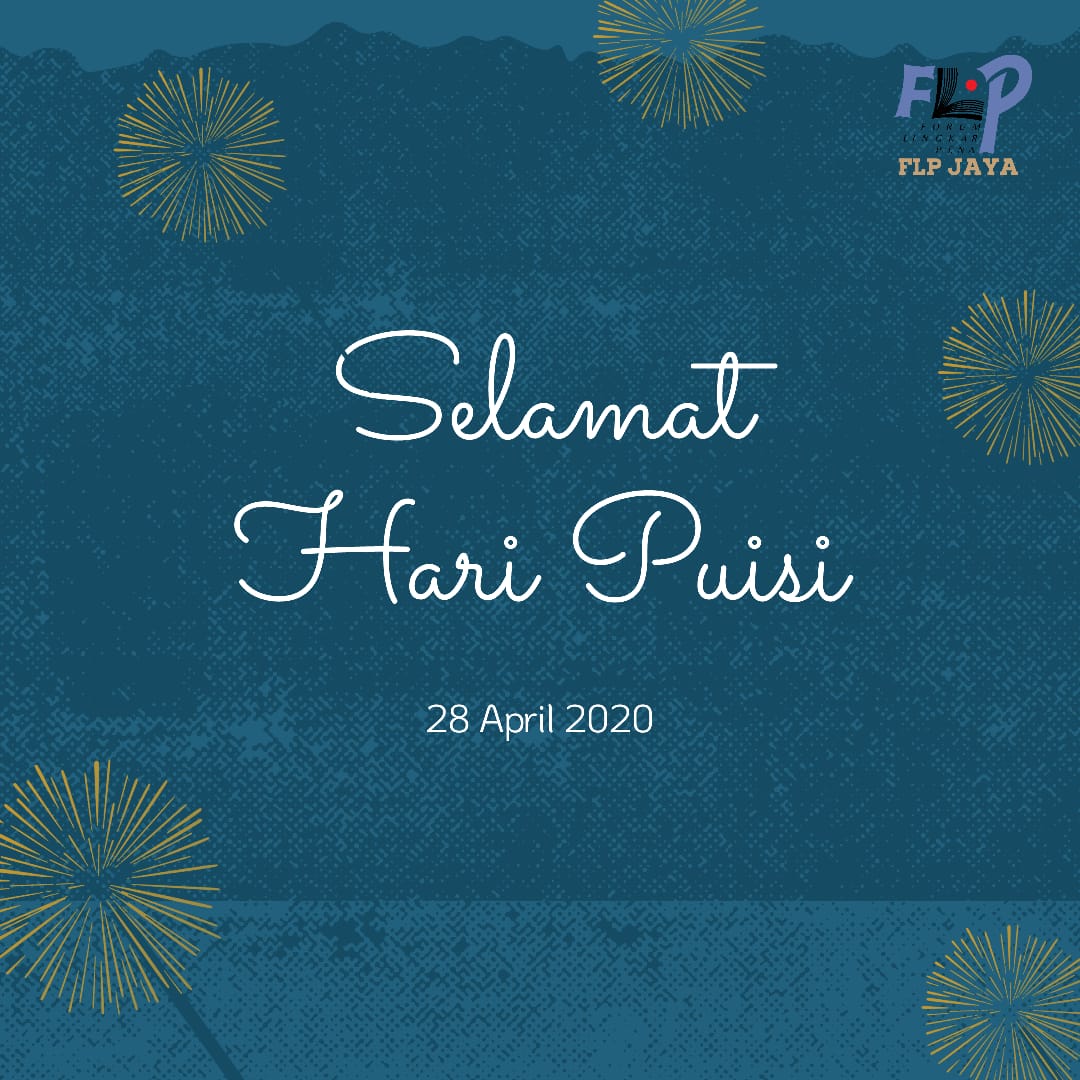 Selamat Hari Puisi, sobat.

Selamat meramu kata untuk menumbuh kembangkan jiwa.