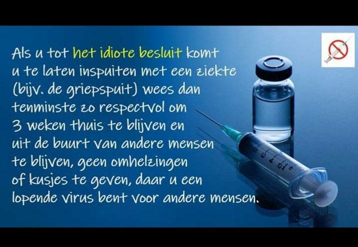 SlinksSlinkie's tweet image. Na vaccinatie thuisblijven om andere niet te besmetten 💉 #Lockdownloop #RETWEET