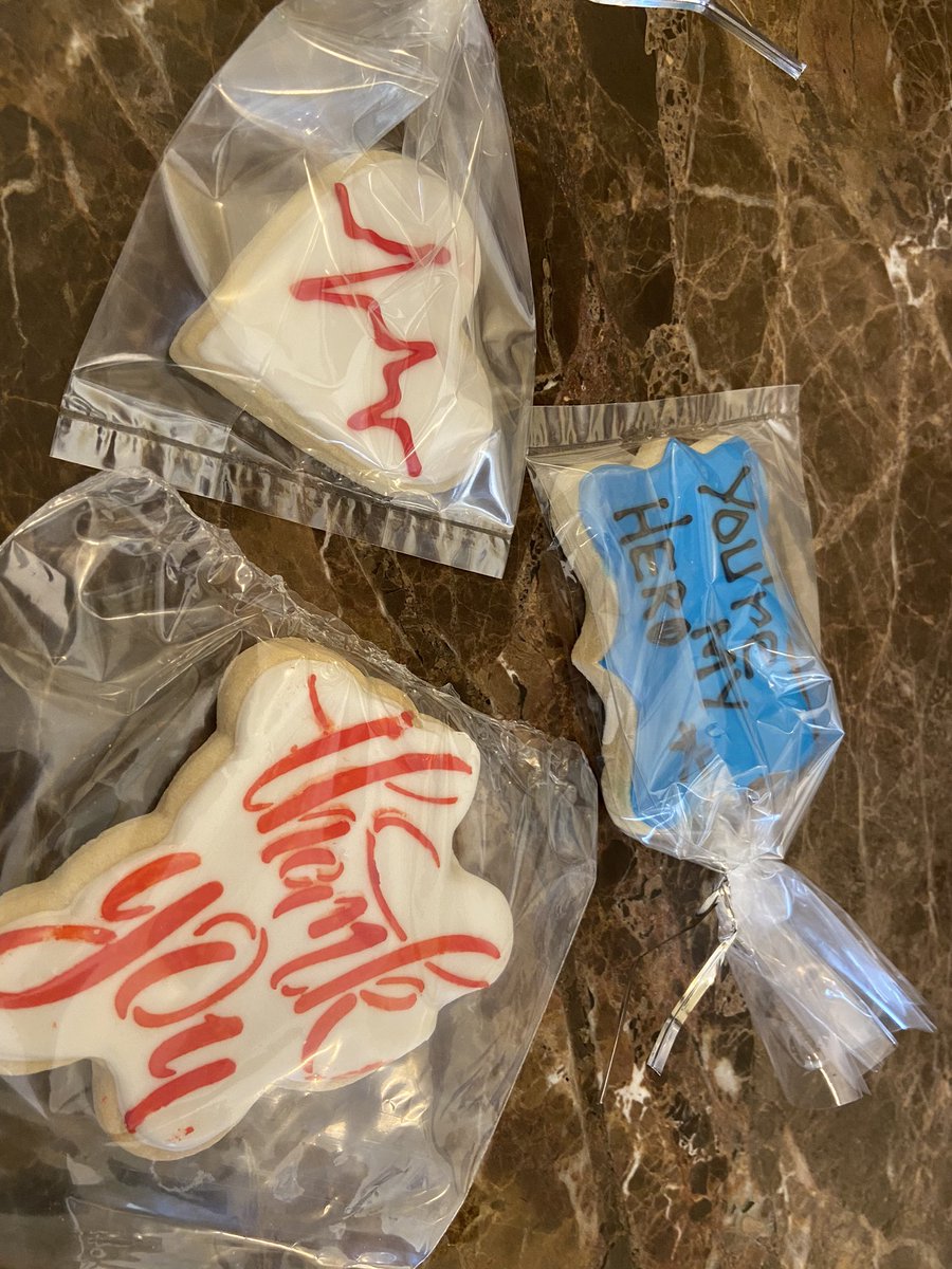 What do you get when a superhero chef makes cookies for superhero healthcare workers......
Super Cookies. <a href="/LakesMonclova/">Lakes of Monclova</a> <a href="/ReyRd2/">Rey Nevarez</a> <a href="/nolafoodguy/">Eric Johnson</a> <a href="/TrilogyLiving/">Trilogy Health Svcs</a>