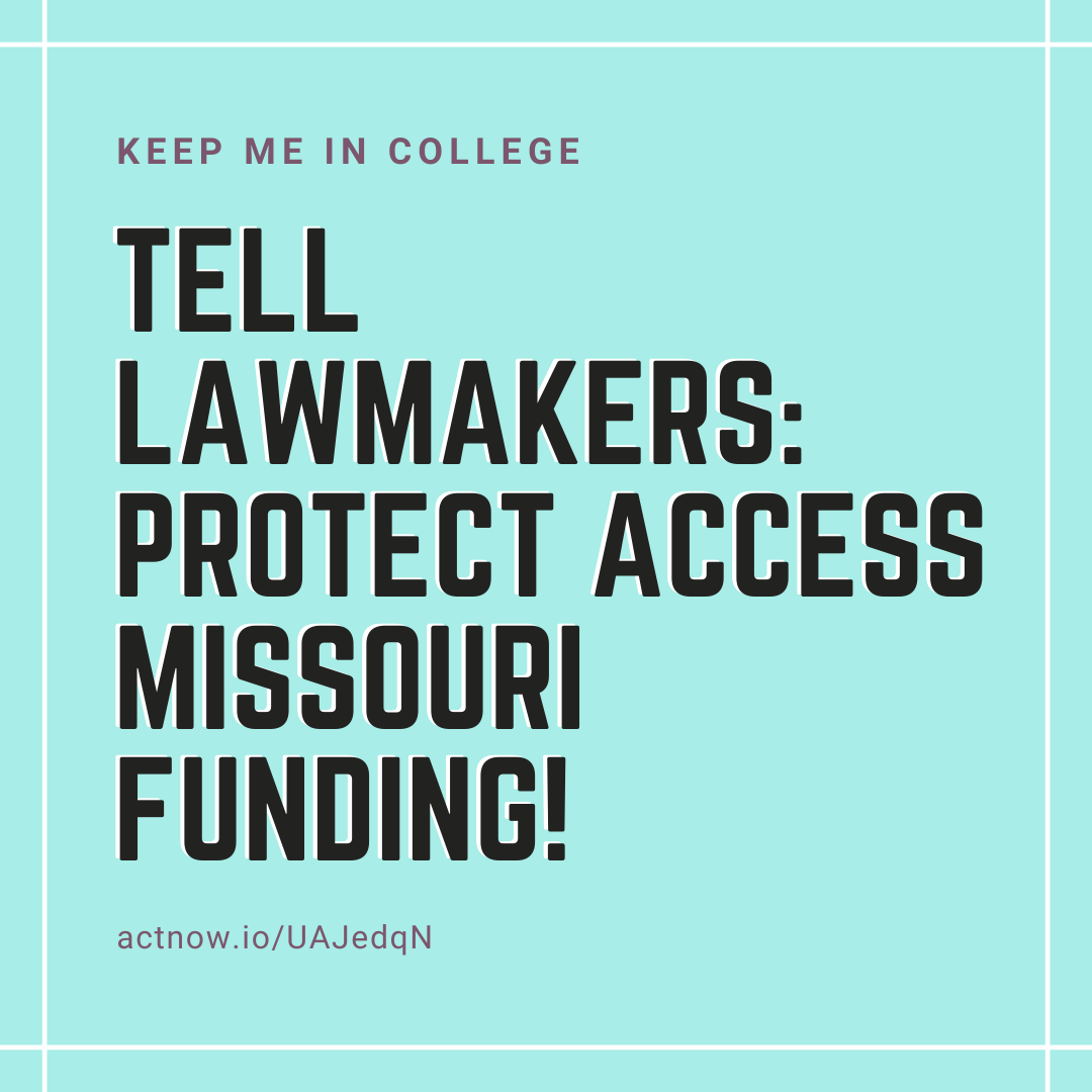KeepMeInCollege's tweet photo. Parents, students, faculty, staff, administration - IMPORTANT INFORMATION BELOW β¬οΈ
Missouri lawmakers are discussing where to make cuts to next year's budget RIGHT NOW. Tell your legislator to protect funding for Access Missouri! Go to https://t.co/S42oqMfvmZ! #moleg #KMIC https://t.co/GxD3hMYLVr