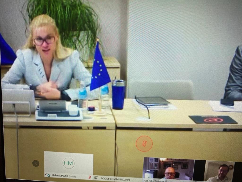 zangrandi's tweet photo. The #EU #LeadingDSO assured the #Energy Commissioner @KadriSimson their engagement in being an active part in the  #PostCovid19  #GreenRecovery plans to quickly deliver #Jobs creation and no #reduction of #investments. @JorgensenJuul @eu_acer @CEERenergy @pcanfin @ClaudeTurmes https://t.co/AOefiw0Ftk