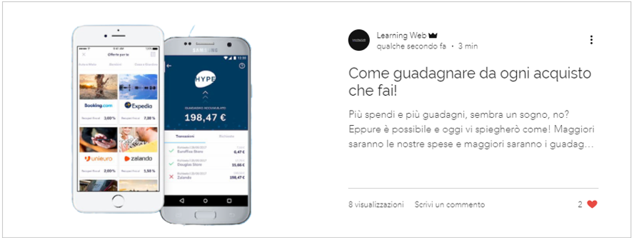 LearningwebO's tweet image. Guadagna anche tu con il CashBack, scopri subito come...