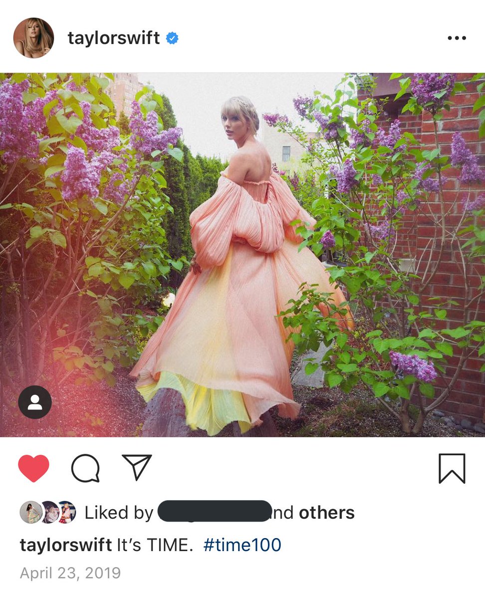 She could have used any caption to talk about the TIMEs gala, and she used “It’s TIME” aka a 22 reference? AND she took off her sleeves when you never know what people have up their sleeves?I know I’m reaching but ??? That’s... suspicious.