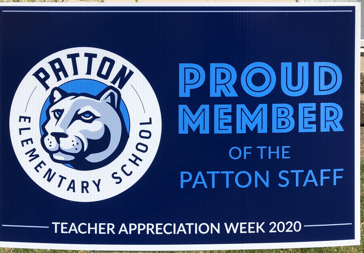 Patton Pride! I love the sign!! I sure miss everyone!!! <a href="/EricLarson23/">🄴🅁🄸🄲 🄻🄰🅁🅂🄾🄽</a> <a href="/AHSD25Patton/">Patton Elementary</a> <a href="/PattonAP/">Kelly Vignocchi</a>