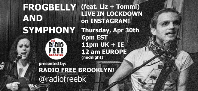 This #thursday April 30th, Tommi and Liz will join <a href="/ScottEinhorn/">📻 Scott Einhorn 🎙</a> on <a href="/radiofreebk/">Radio Free Brooklyn</a> for an #InstagramLive show! 

@CurlyHankley <a href="/Raskizz/">Ray Rizzo</a> @BenjaminBadger <a href="/HIPVideoPromo/">hipvideopromo</a> #brooklynradio #brooklynmusic #sheffieldmusic #SelfIsolation #Livestream #lockdown