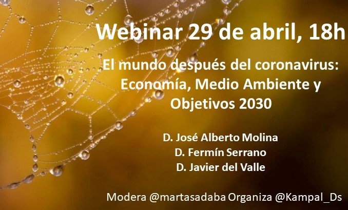 La prueba del Webinar de mañana ha sido un éxito, promete ser muy interesante. Gracias a <a href="/JAlbertoMolina1/">J Alberto Molina</a> <a href="/ferminserrano/">Fermín Serrano Sanz</a>  Javier del Valle Melendo y <a href="/martasadaba/">Marta Sádaba Zuera</a> por participar con nosotros. 
Mas info en kampal.com