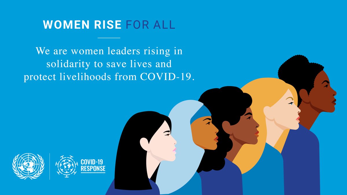 Touching call to action from female leaders around the world. It’s our turn … to make a difference, to work together, to stand united with empathy, kindness, and compassion. In solidarity we can win this battle. #WomenRiseForAll un.org/en/coronavirus…