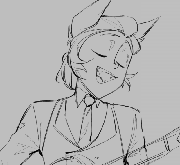 I'm drawing the guitar again ? 