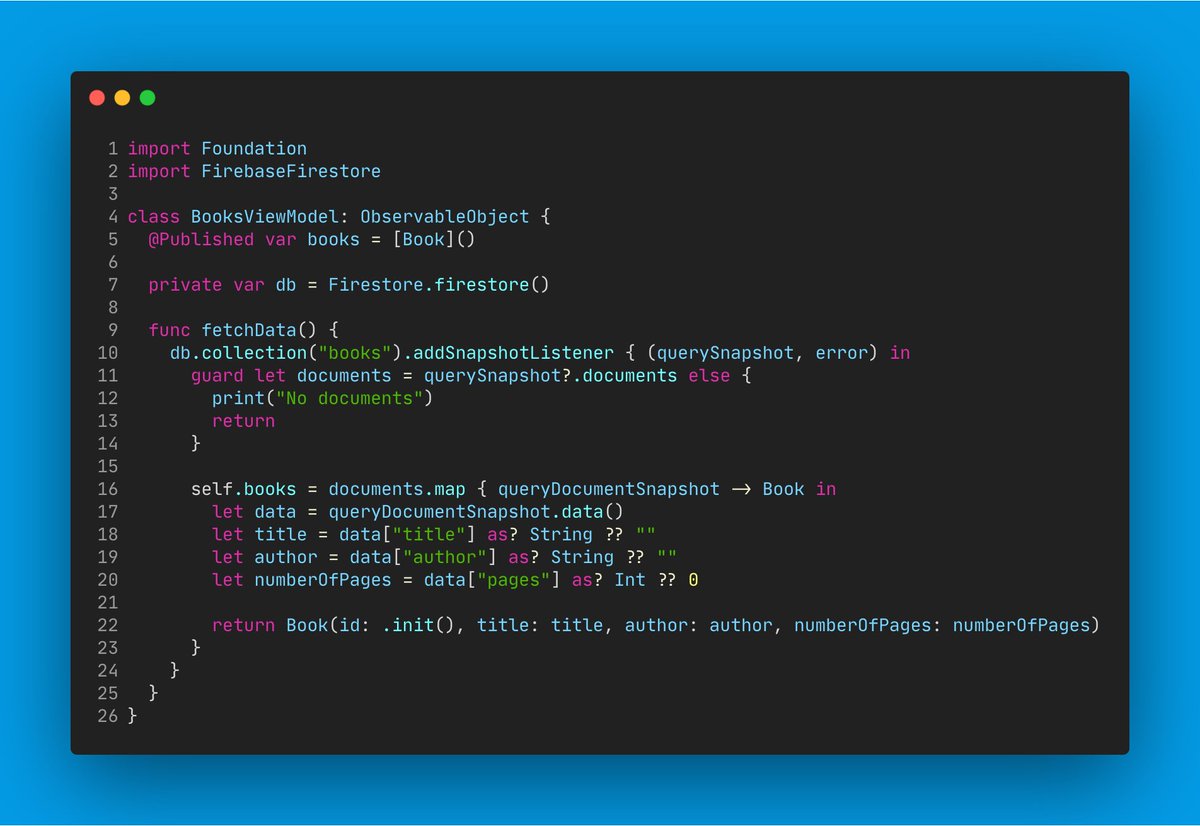 Firebase tweet media