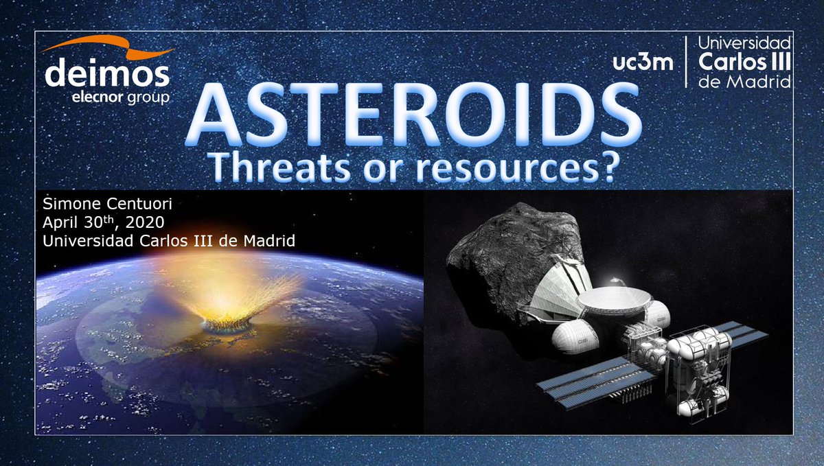 The Space Conquest (@conquest_space) on Twitter photo What do you think about asteroids, are they
threats or resources? <a href="/simcen/">simone centuori</a> will shed light on the question. Join us next Thursday April 30 @ 13: meet.google.com/puk-inoi-gwm What do you think about asteroids, are they
threats or resources? <a href="/simcen/">simone centuori</a> will shed light on the question. Join us next Thursday April 30 @ 13: meet.google.com/puk-inoi-gwm