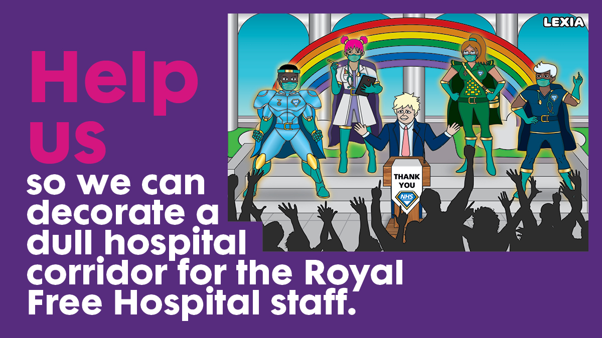 RoyalFreeChty's tweet photo. @RoyalFreeChty needs hundreds of pictures to decorate a corridor to the ICU @RoyalFreeNHS. Find out more https://t.co/HviDeEEI09 #RFLheroes. https://t.co/noe0R00TTx