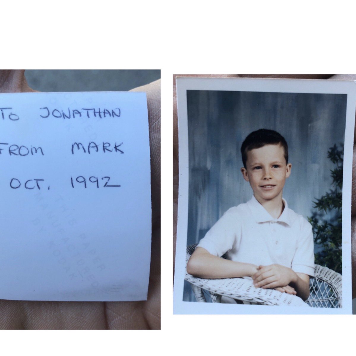 Found this wallet-sized photo on the ground in #forestlawn It’s 28 years old and it looks well kept so I imagine it’s important to whoever lost it. Anyone recognize it? #yyc