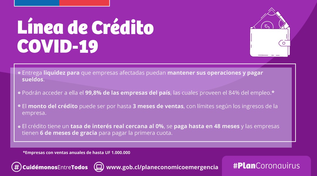 Hoy el Presidente <a href="/sebastianpinera/">Sebastian Piñera</a> promulgó la Ley #Fogape que permitirá a la banca entregar recursos a las Pymes de 🇨🇱 en condiciones preferentes para que puedan levantarse y hacer frente a la crisis derivada del #COVIDー19 #PlanEconómicoDeEmergencia