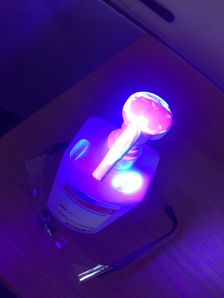 doctorcaldwell's tweet photo. It’s still there despite my using the gel regularly each day ...... if someone contaminates the plunger of alcohol gel #Clovid19 can stay viable for several days, so if you touched it &amp; slipped up on thorough gelling you too could get #Covid19 - so, Gel thoroughly for 30 seconds https://t.co/NSMjp0oBvj