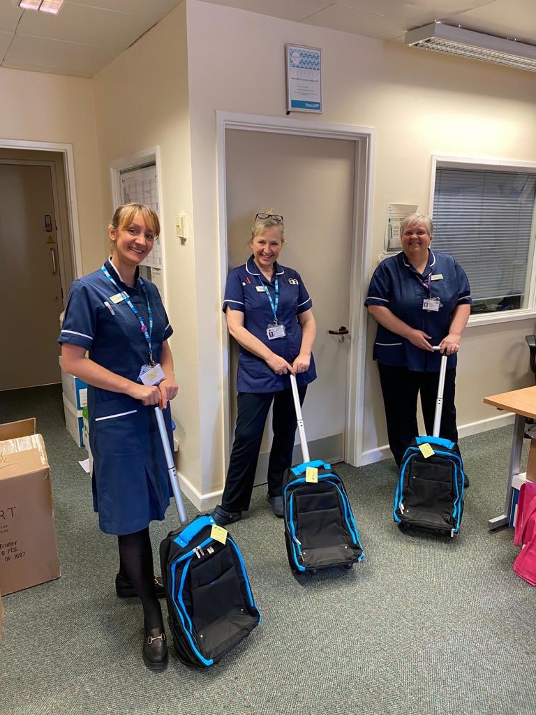 TV__team's tweet image. Thank you so much to @katherine_st and @ConvaTecWoundUK for our fabulous wound care trollies...making life easier whilst caring for our hospital and community patients #teamTV
