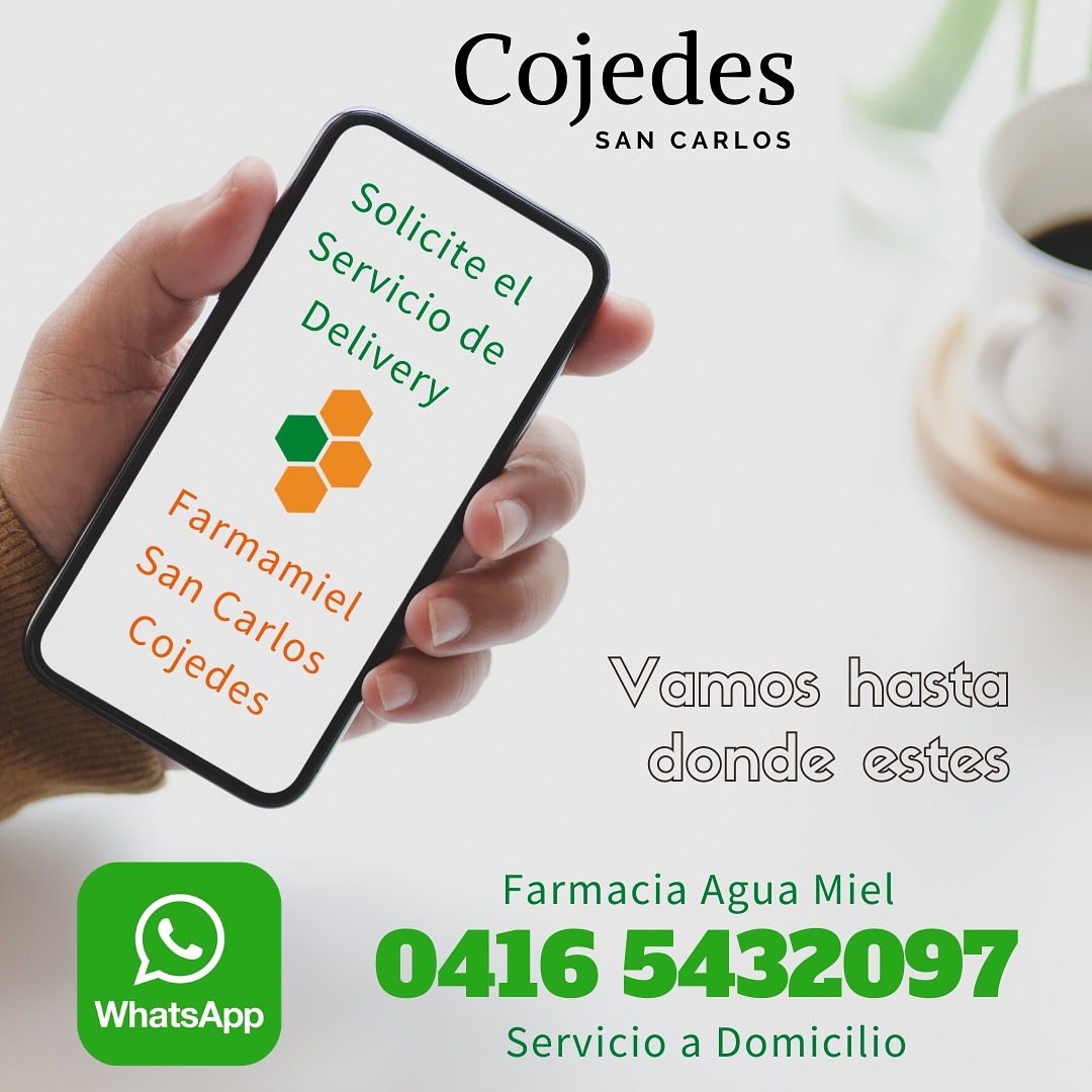Quédate en casa! Te ofrecemos el servicio de delivery hasta donde estés! También puedes consultar precios y existencias de medicinas a través del WhatsApp : 0416 5432097 San Carlos, Cojedes 
.
.
.
#Farmacia #Medicinas #delivery #deliveryfarmacia #cojedes #Covid_19 #quedateencasa