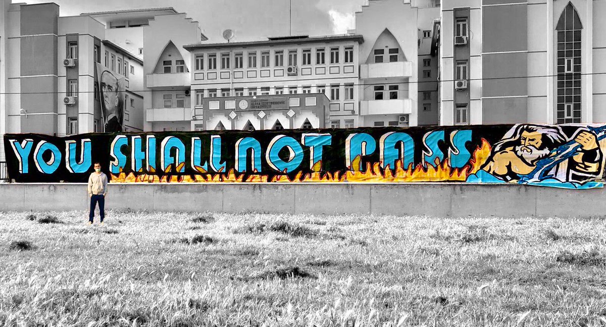 Demirspor’a hasret kaldığımız karantina günlerinde evde en sevdiğim şeyi yaptım :) Gandalf’ın meşhur sözü: 
You Shall Not Pass!