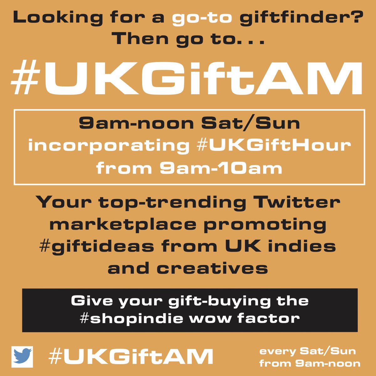 If you're selling or looking for #giftideas - or just like to spend time in fun and supportive company - there's always a welcome at #UKGiftHour #UKGiftAM! Our #weekend #shopindie marketplace of gems from UK indies and creatives, join us and #supportsmallbusiness!  #giftfinder