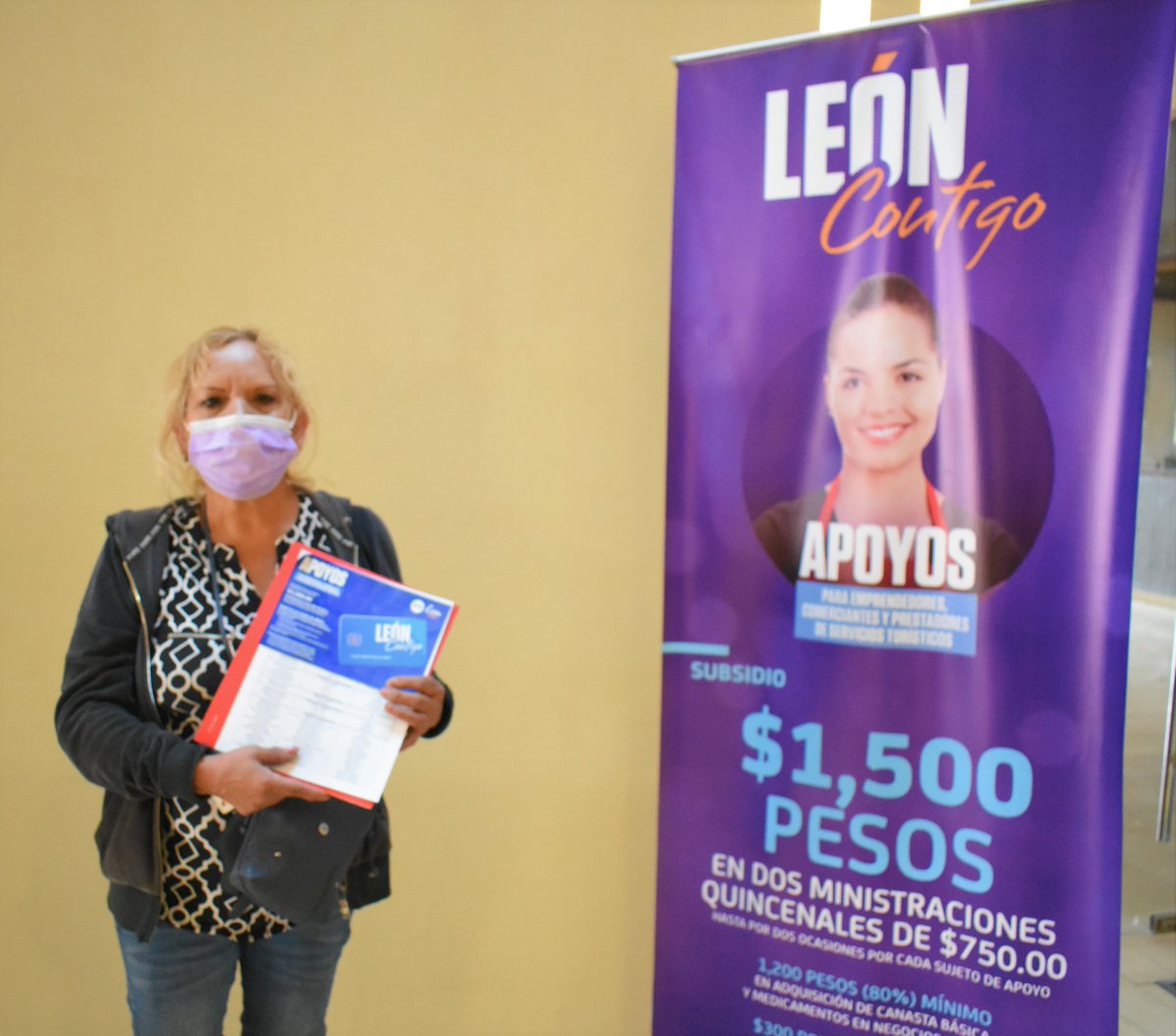 economia_leon's tweet photo. #Entérate 📢
Cada vez son más los emprendedores y comerciantes que ya cuentan con su apoyo #LeónContigo. 

🔴Recuerda que la convocatoria está vigente y aún puedes tramitar tu apoyo. 
Para mayor información ingresa en 📲 https://t.co/guK7SXyFGu https://t.co/5Zp5MjaKaC