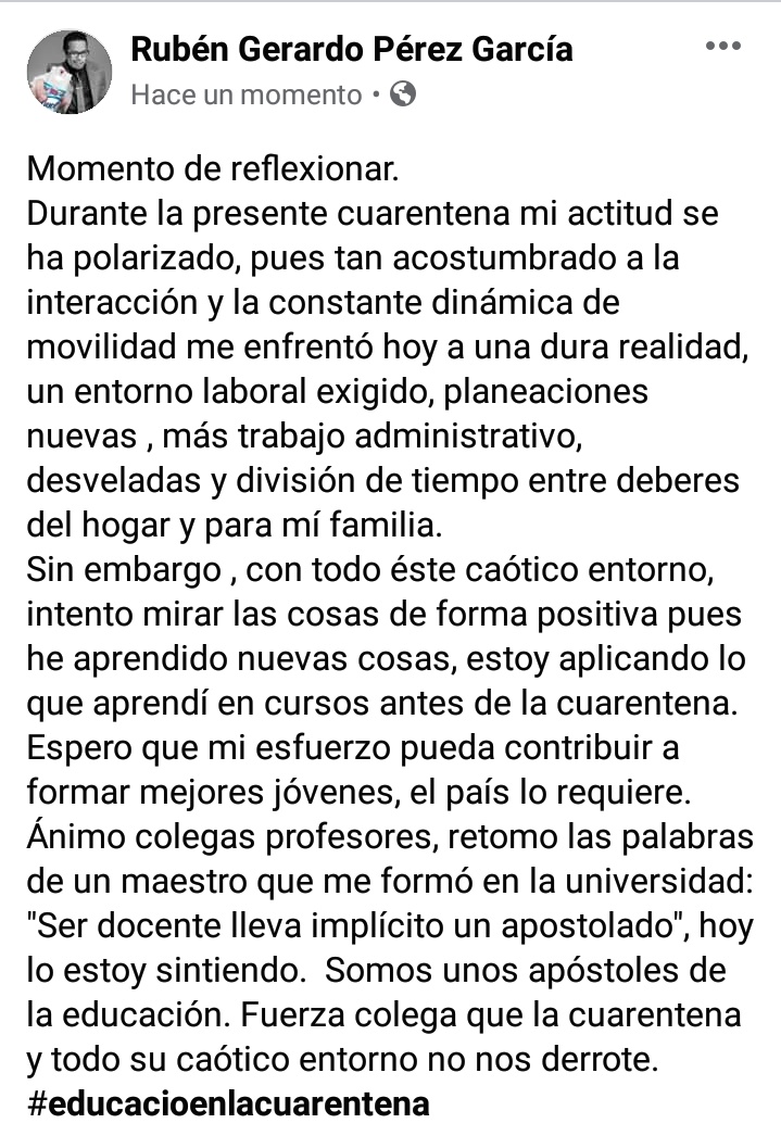 RubnGerardoPre1's tweet photo. Espero que mi esfuerzo de buenos resultados, por el compromiso con la educación y el  @ColegioPdG .
#educacionentiemposdecoronavirus https://t.co/6pZmquVBca