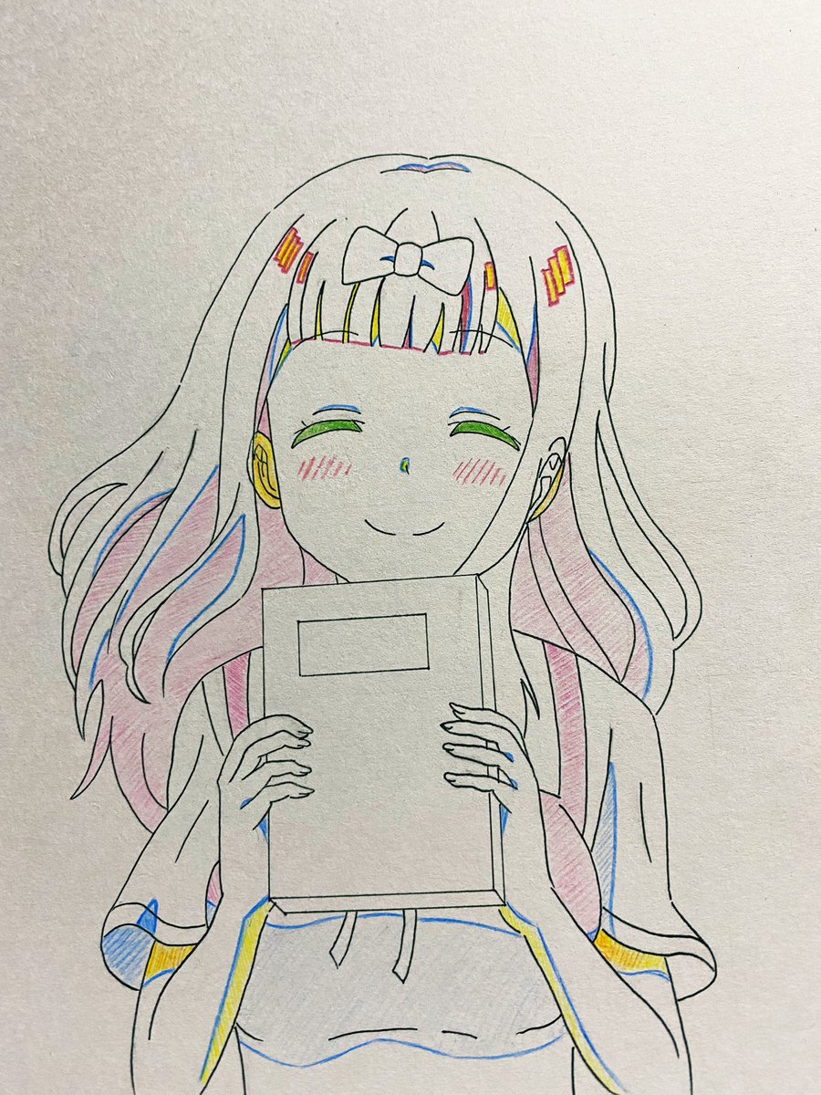 かっぴー アニメ感想 かぐや様は告らせたいより藤原チカの模写しました こんなの一発描きできる原価班の方達ほんとうに尊敬できる 模写 かぐや様は告らせたい