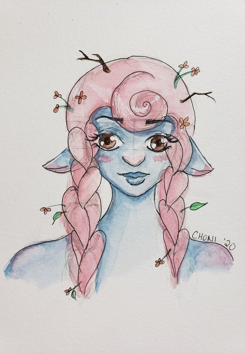 ChiiLadii's tweet photo. I've been so caught up in moving, that I've given little time to art. But I have some new DnD characters that I love so I had to draw them! Nithrali the Dwarf and Olive the Firbolg! #ArtistOnTwitter #art #dnd #characterart #dwarf #firbolg #ttrpg  #dndart https://t.co/CowO2jragT