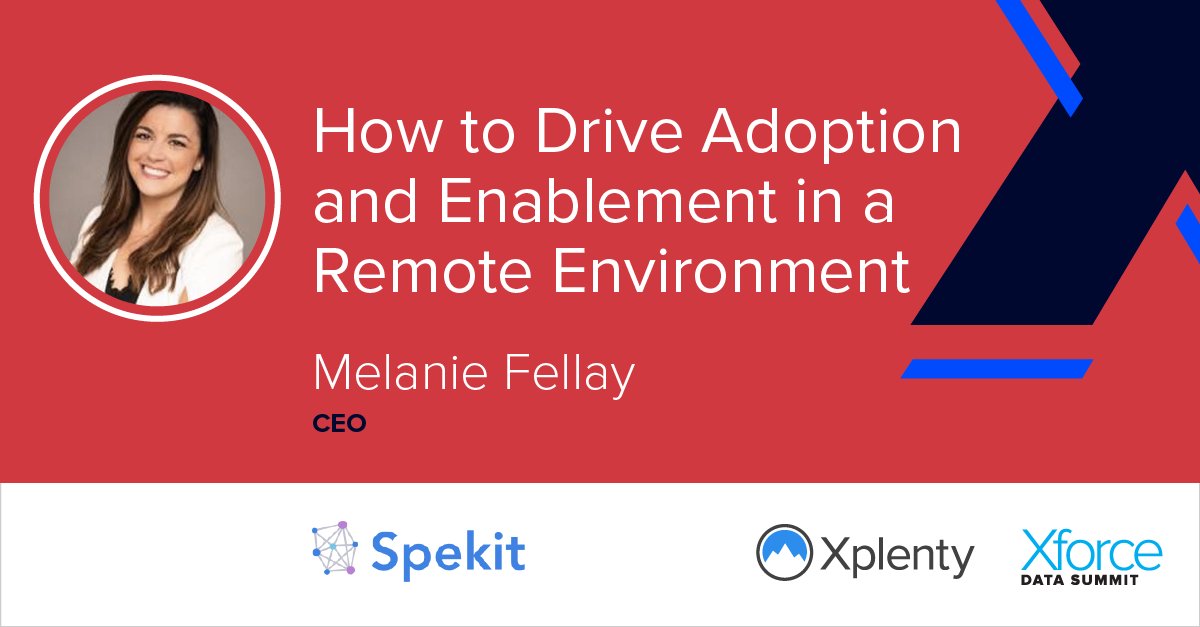 spekitapp's tweet photo. It's not too late! Register for #XforceSummit April 29-30 and save your spot today! #Spekit CEO @melfellay will be speaking about "How to Drive #Adoption and #Enablement in a Remote Environment." Grab your FREE ticket at https://t.co/8eAFvqjRmI https://t.co/6t0SDm5wap