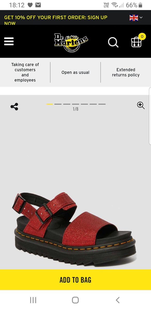 dr martens 10 off first order