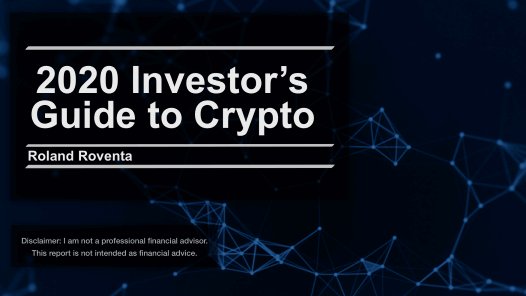 2020: Введение в криптоактивы для инвесторов
cryptohedwig.com/2020-vvedenie-…
#BTC #инвестиции #хеджфонды #crypto