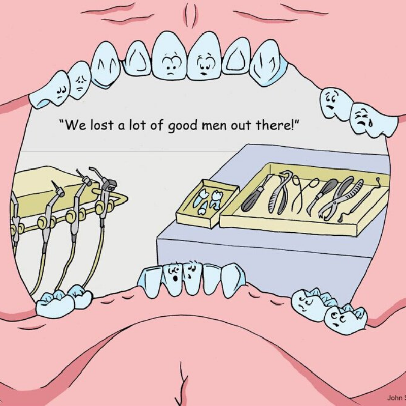 Not if you take care of them properly! #dentalmemes #cartoonmemes #animatedmemes