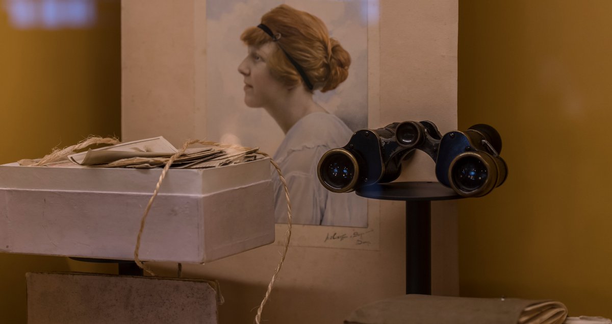 TalbotHousTubby's tweet photo. Today marks the anniversary of the death of Lt Boothby. His letters to his sweetheart Edith as well as his engraved binoculars were donated to our collection recently by Edith's son, author of this book (on sale in our shop). https://t.co/vKvmUCf6mg
