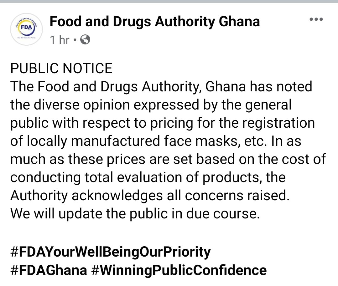 fdaghana's tweet photo. https://t.co/am8suJQx85