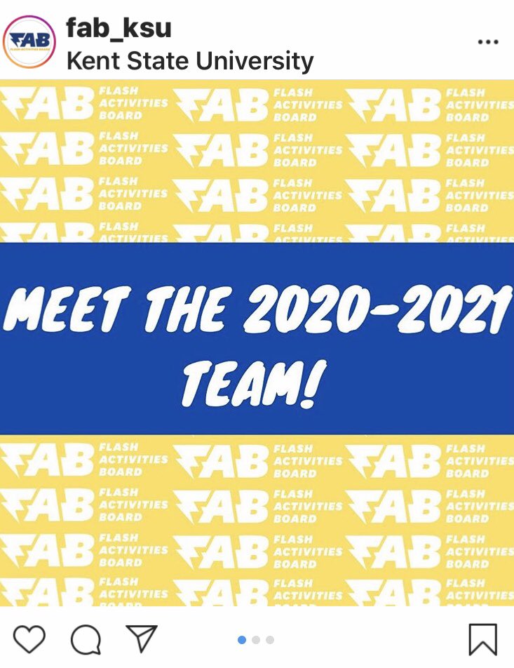 Every day this week Flash Activities Board will be introducing members of their 2020-21 team! Go to @FAB_Events (Instagram) to check out who will be putting on all your favorite #FAB_Events next year!