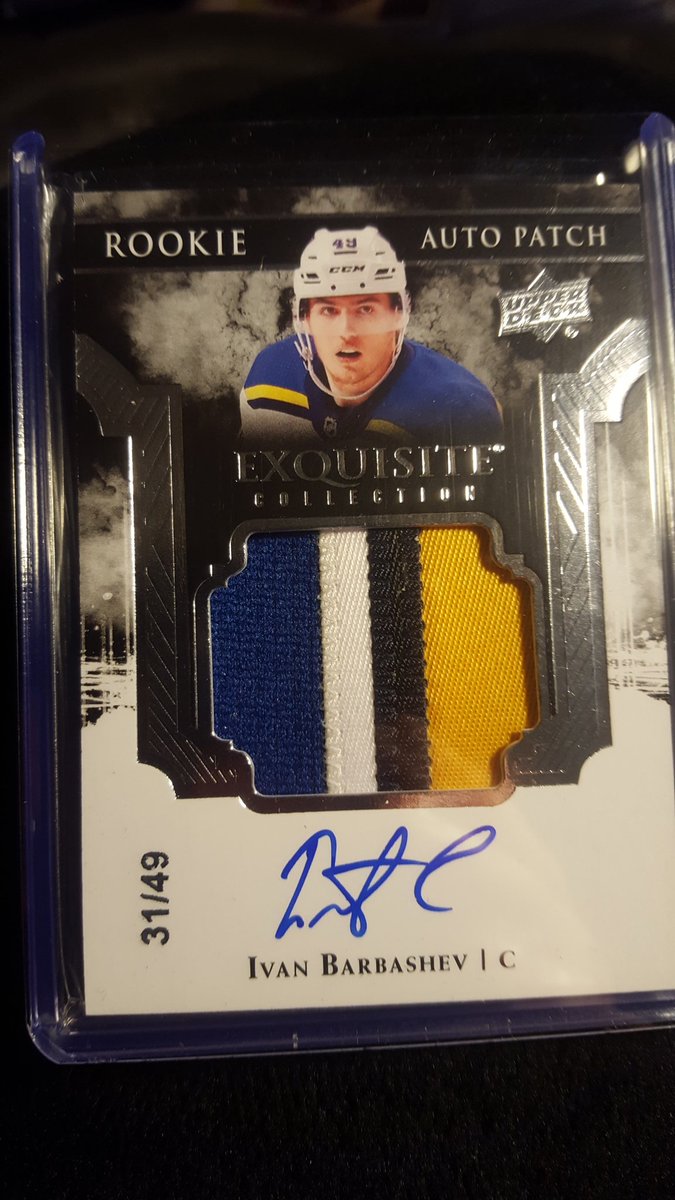 trinityangels69's tweet photo. A huge thanks goes out to @SweetHockeyBod for the awesome @Barbashev2295 card. #HobbyCardLove #HobbyCardFamily #NeverLetTheHobbyDie https://t.co/YUWYylqtUb