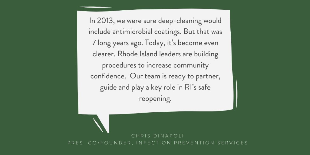 system4ips's tweet image. Bringing experience and guidance to #Rhode Island regarding long-lasting #antimicrobialcoating -- #ReOpenRI #pvd #providenceri #newportri @chrisdinapoli