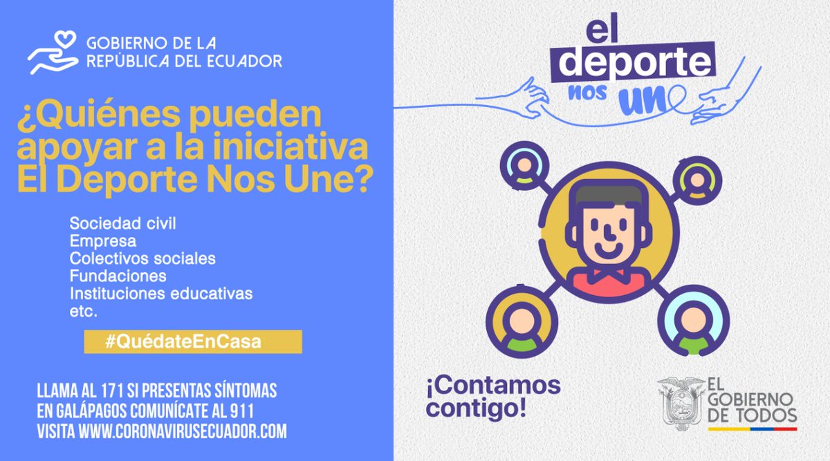 CEAR_EP's tweet photo. ¡Hoy te necesitamos para superar esto juntos!

Con tu donación de alimentos no perecibles aseguramos la alimentación de los pequeños deportistas que están en vulnerabilidad.

#ElDeporteNosUne
#EcuadorSolidario
#QuédateEnCasa https://t.co/xBP7X3LzUr