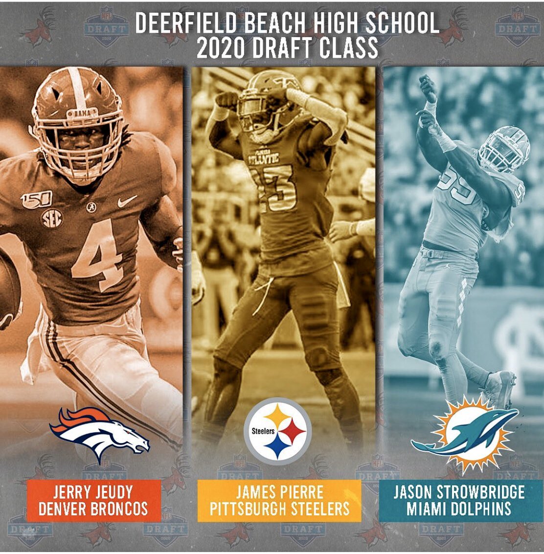 DBHSpathfinder's tweet photo. A highlight of #2020 comes from three #BeachBoys alumni this month... #Repost @DB_BucksFB...
If youβre ready to see these guys ball out this year put βπ€β in the comments! #BuckPride #DBHSExperience #MightyBucks #HighSchool to #NFL https://t.co/p38asptQuC