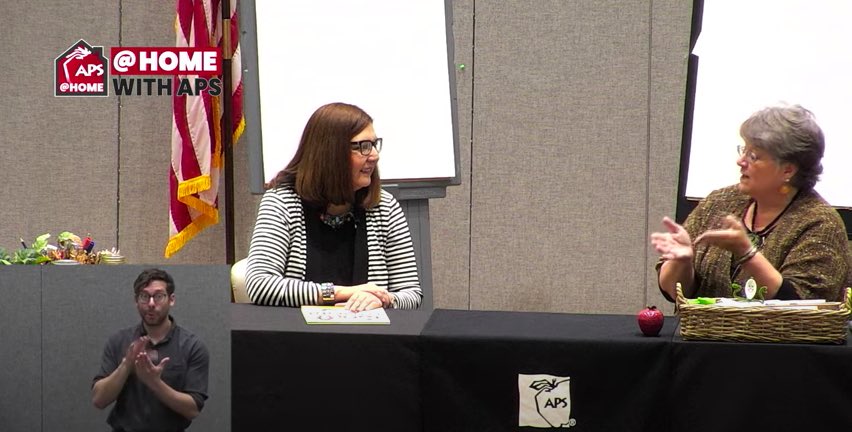 Did you catch our special guest this morning? <a href="/serna_marmol/">Madelyn Serna Marmol, Ed.D.</a> joined us for an incredible read aloud. #HomeWithAPS
<a href="/ABQschools/">Albuquerque Public Schools</a> <a href="/NMPBS/">New Mexico PBS</a> 
If you missed it, find it on YouTube here: youtube.com/watch?v=GU2lvk…