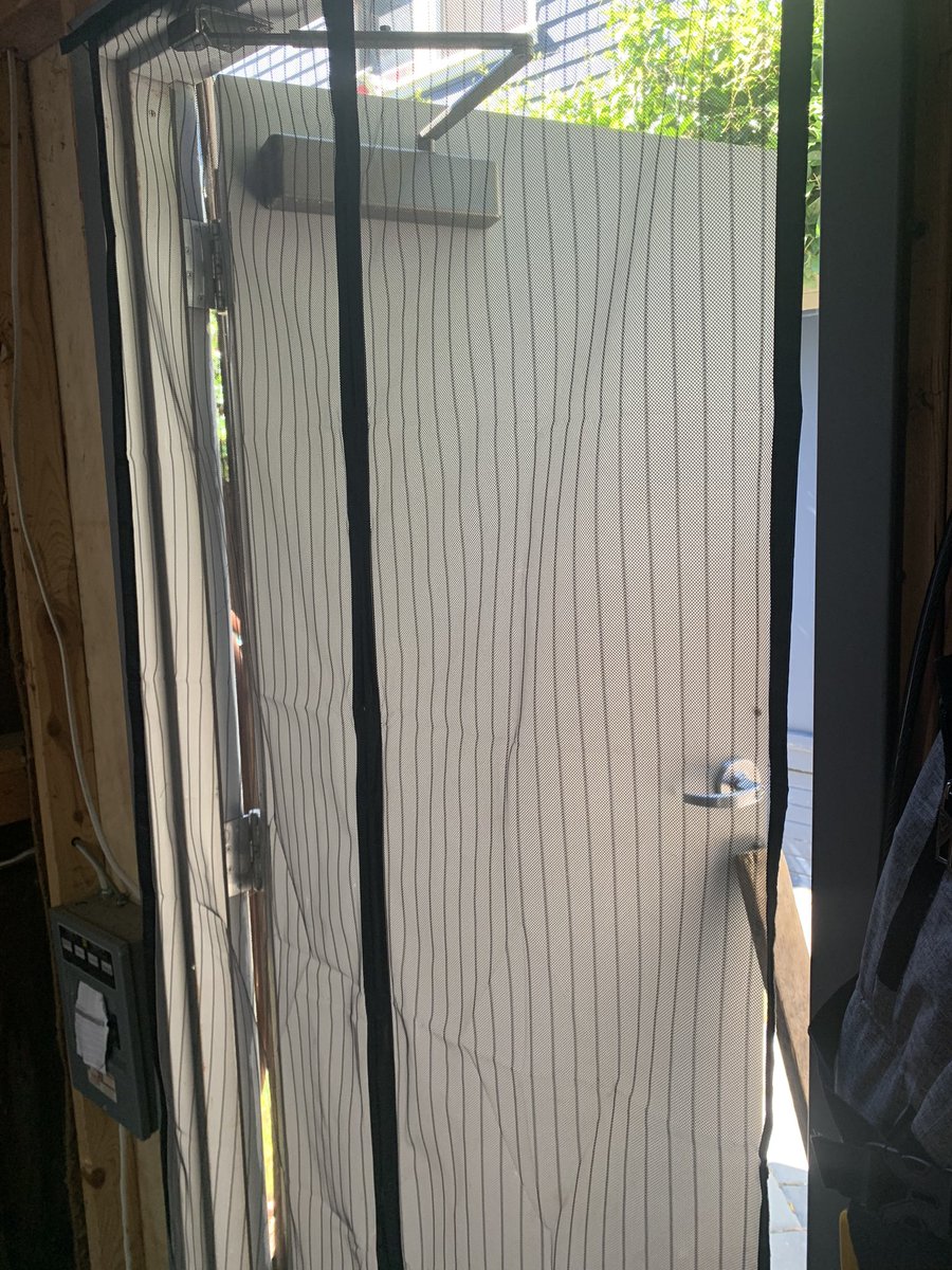 Magnetic screen door for The Garage