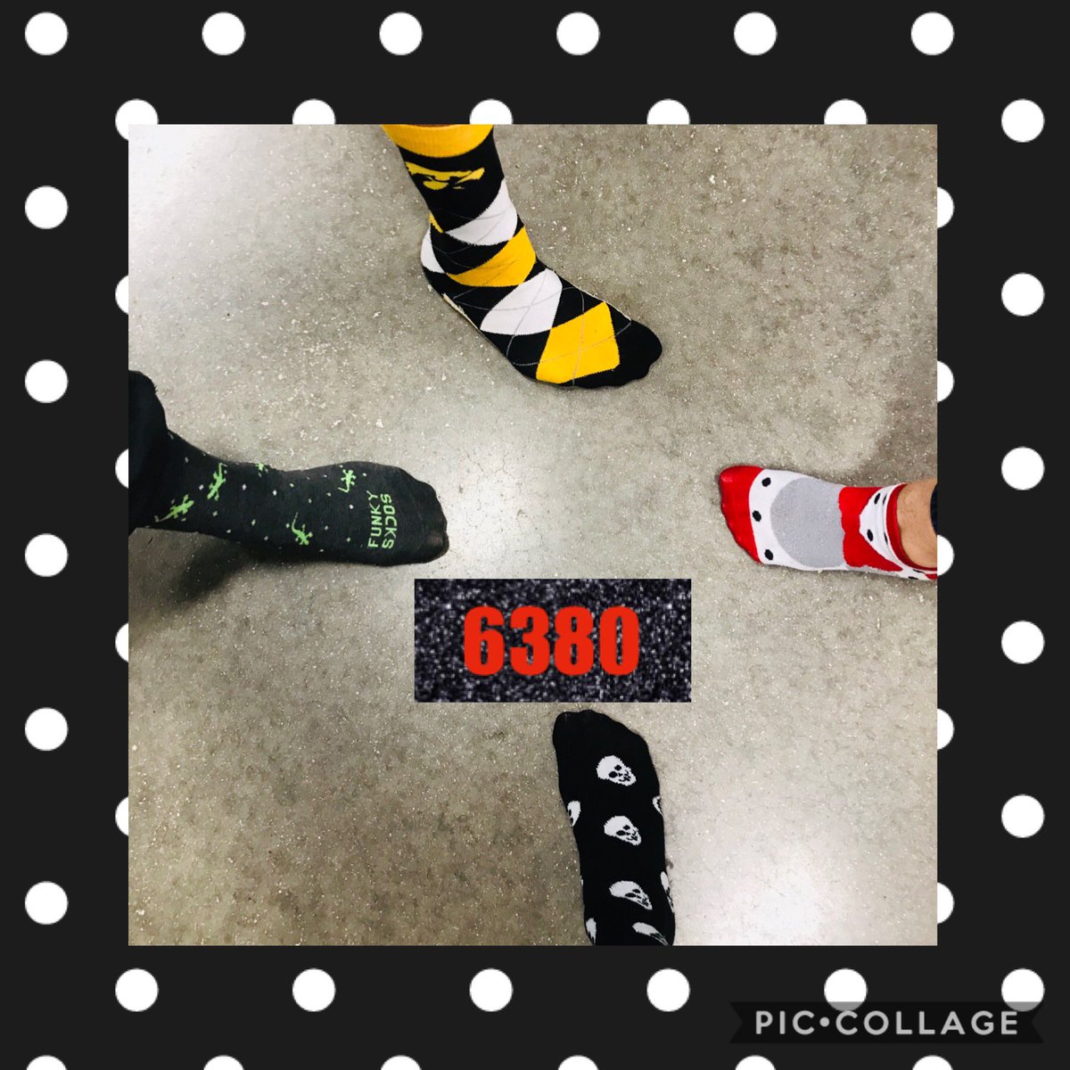 Gina (@gina_scrievers) on Twitter photo #6380 Rockin the crazy socks together @ 6’ apart 😁👍 #D165spiritweek #6380 Rockin the crazy socks together @ 6’ apart 😁👍 #D165spiritweek
