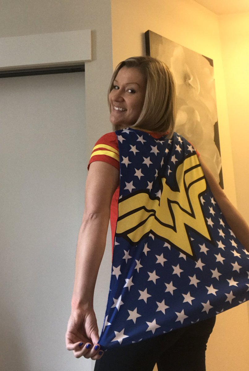MrsKennedyapsva's tweet photo. Embracing my inner super hero for @BarrettAPS costume day! #spiritweek #kwbpride https://t.co/XRhTcsKRff