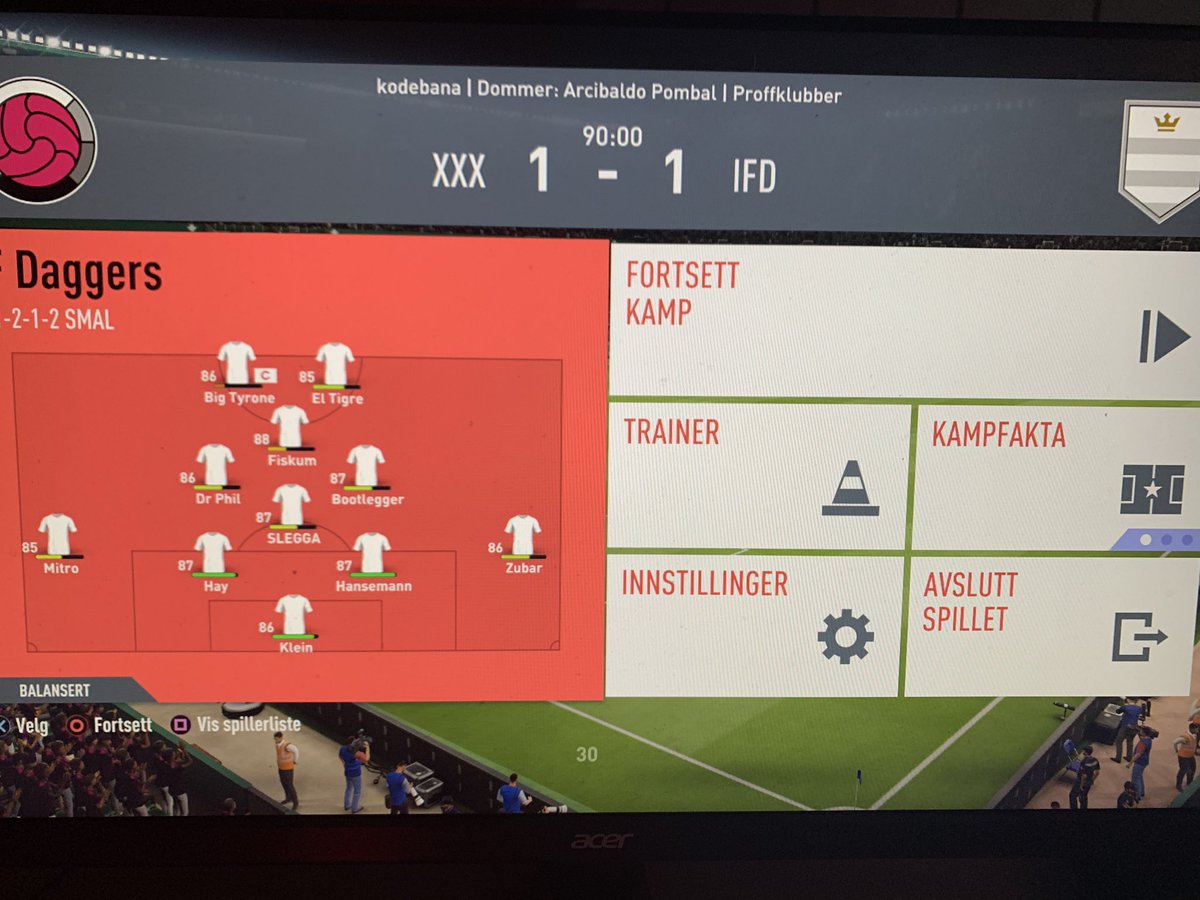 IfDaggers's tweet photo. Første kampene i fase 2 av NM endte med 3-2 seier til gutta i hvitt mot Gutta Kod! 3 poeng nærmere sluttspill nå! #COYD https://t.co/ulEZec7LH8