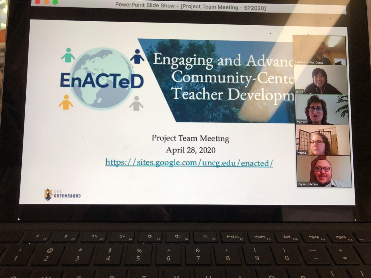 Virtual EnACTeD Team Meeting @enacteduncg <a href="/YeHeEdu/">Ye He</a>