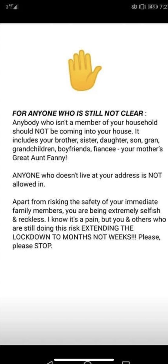 ✋🏻 #StayHomeSaveLives