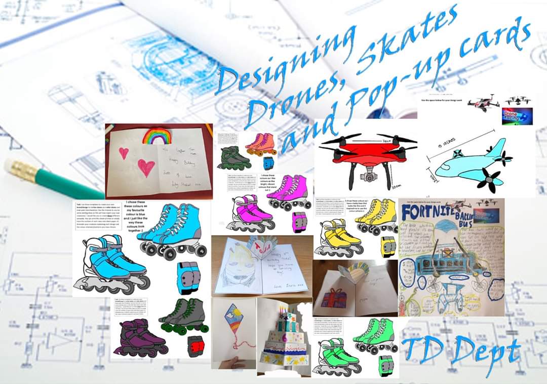 GHSTechDept's tweet photo. Mr D Jackson, Mr P Clarke and Mr D Campbell (Technology Department) are delighted with the fantastic work being completed at home by our pupils. The images show some of the pupil work which demonstrates great imagination, effort and ability. Please keep engaging with us. https://t.co/eap5WijvUJ